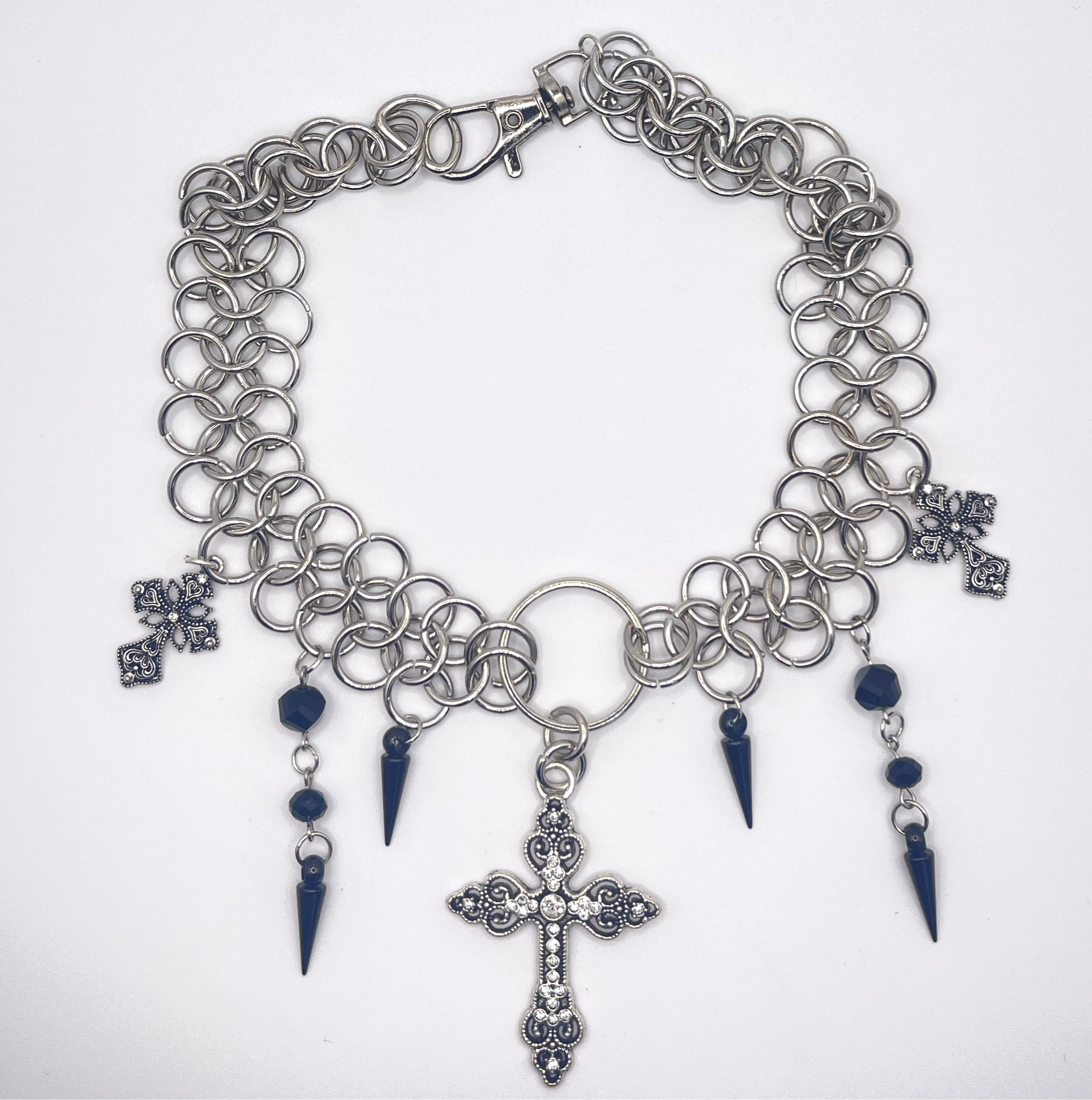 Dark Crosses Necklace