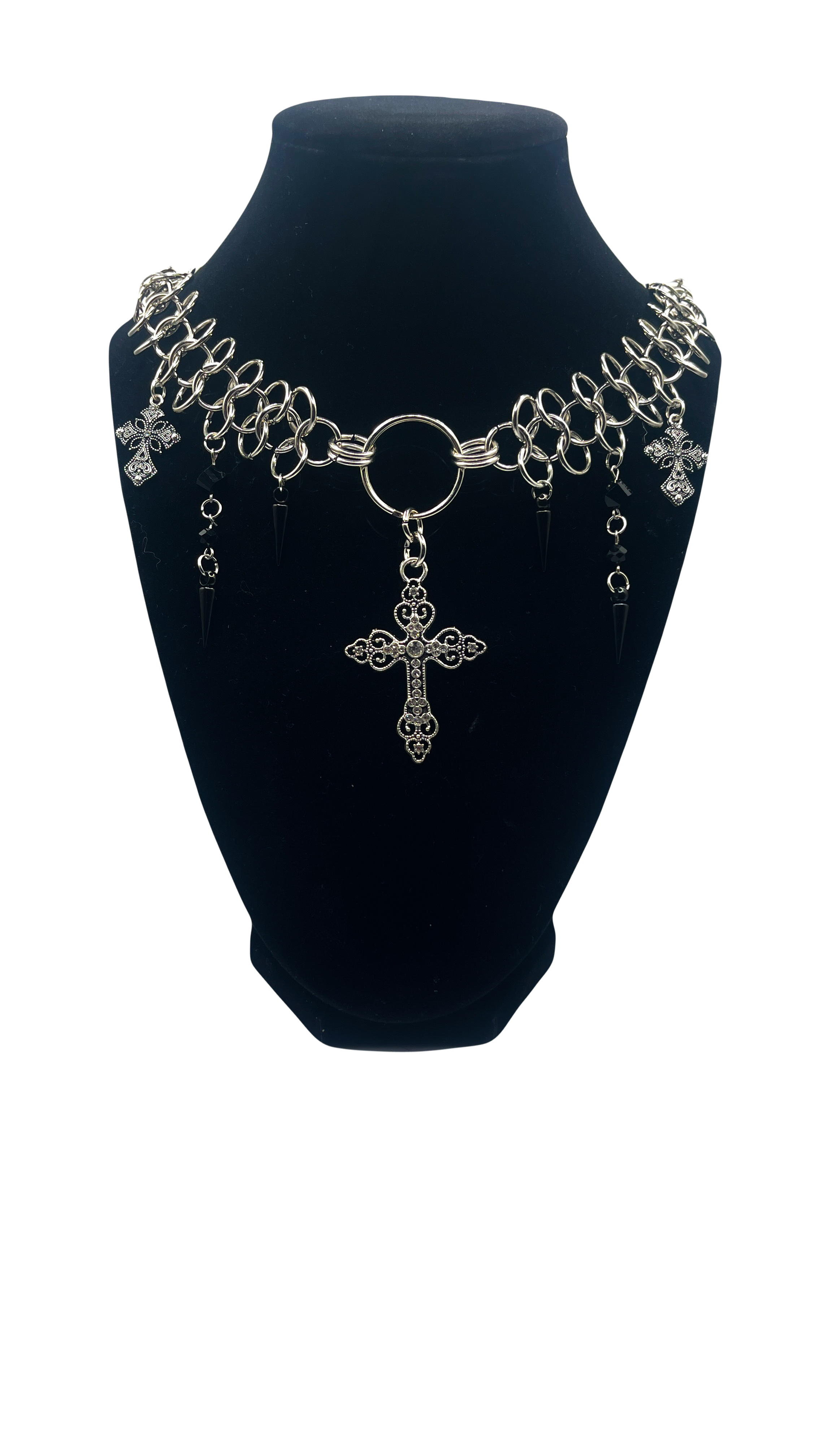 Dark Crosses Necklace