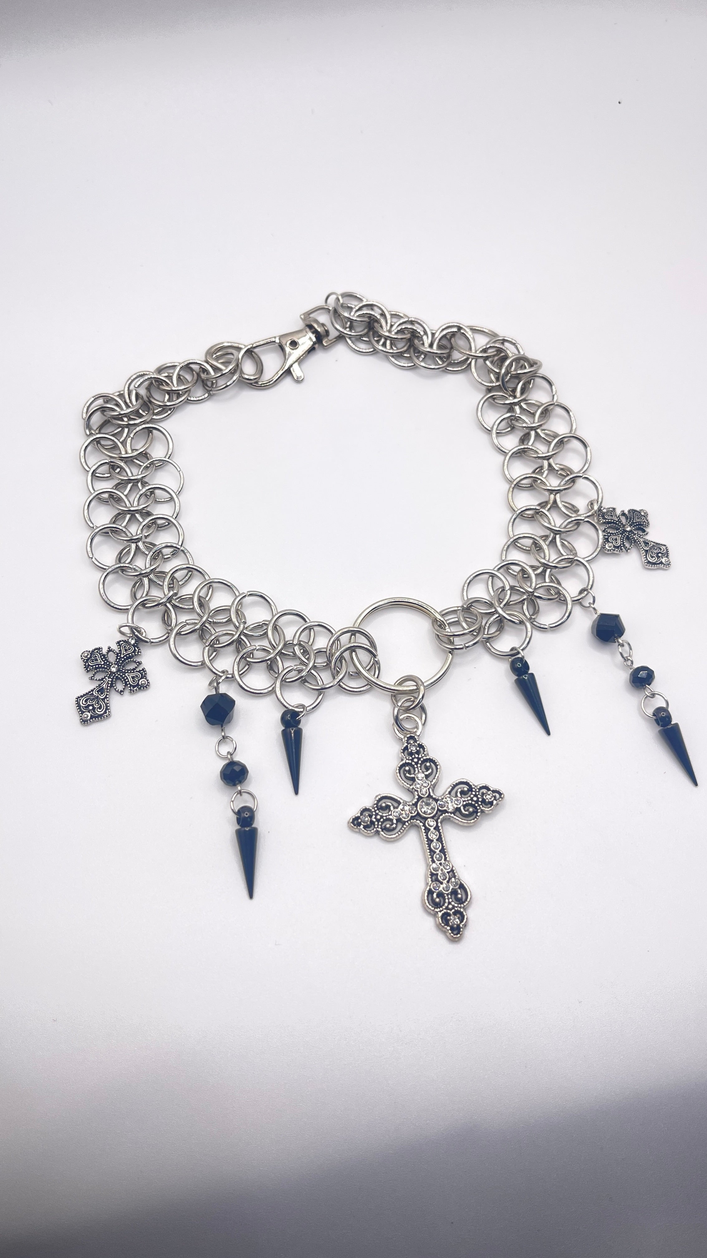 Dark Crosses Necklace